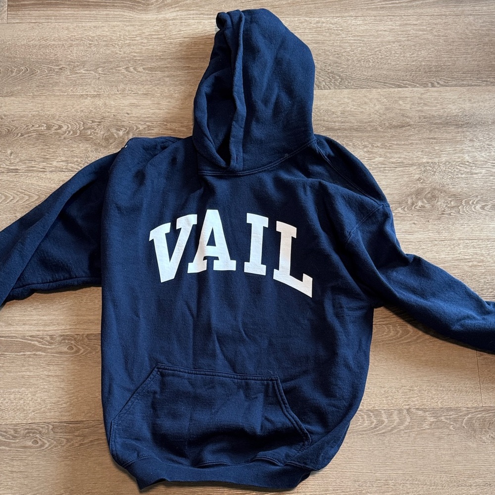 Gildan Vail Dark Blue Men's Hoodie